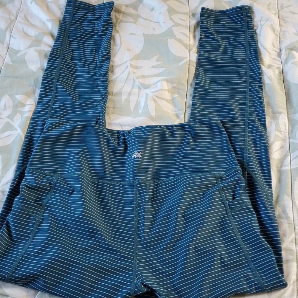 Senita High Waist Micro stripe leggings